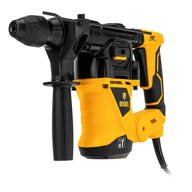 Перфоратор электрический RHV-1250-30, SDS-plus, 1250 Вт, 5 Дж, 3 плюс 1 режим Denzel в Новосибирске