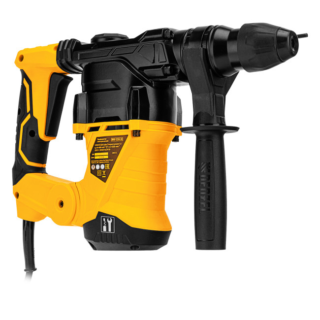 Перфоратор электрический RHV-1250-30, SDS-plus, 1250 Вт, 5 Дж, 3 плюс 1 режим Denzel в Новосибирске