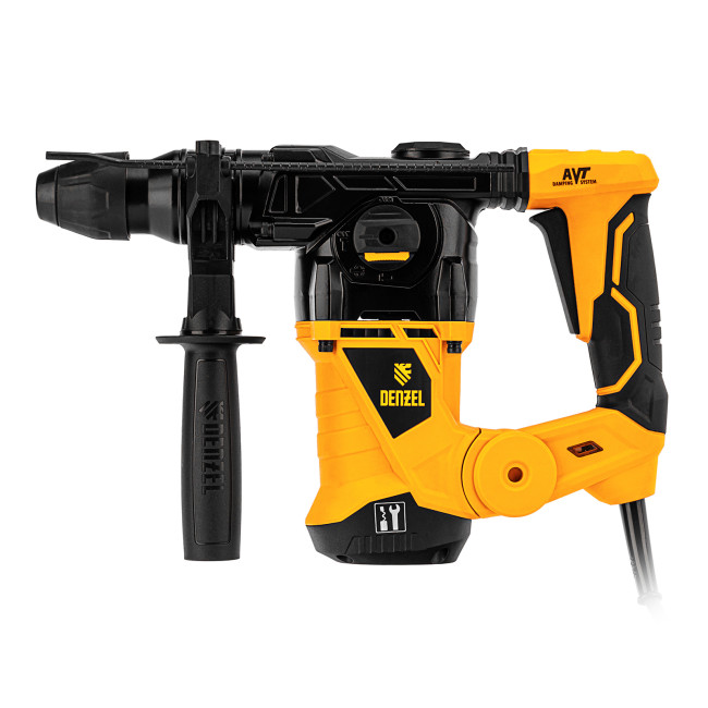 Перфоратор электрический RHV-1250-30, SDS-plus, 1250 Вт, 5 Дж, 3 плюс 1 режим Denzel в Новосибирске