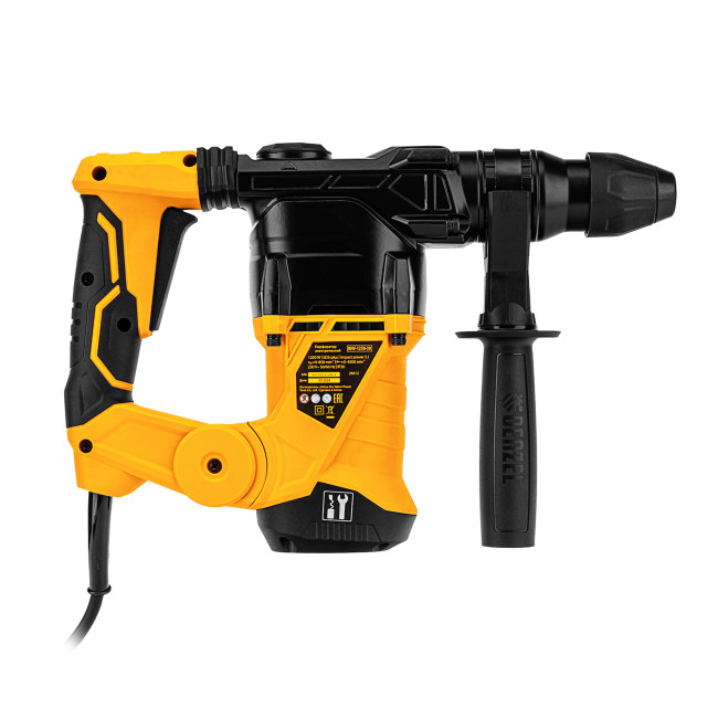 Перфоратор электрический RHV-1250-30, SDS-plus, 1250 Вт, 5 Дж, 3 плюс 1 режим Denzel в Новосибирске