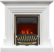 Каминокомплект Bradford - Белый с очагом Aspen Gold Каминокомплект Bradford - Белый с очагом Aspen Gold