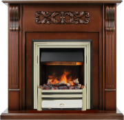 Каминокомплект Venice - Махагон коричневый антик с очагом Cavendish