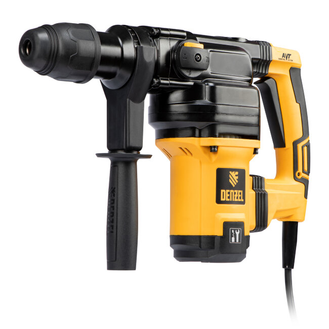 Перфоратор электрический RHV-1050-38-max, SDS-max, 1050 Вт, 10 Дж, 2 плюс 1 режим Denzel в Новосибирске