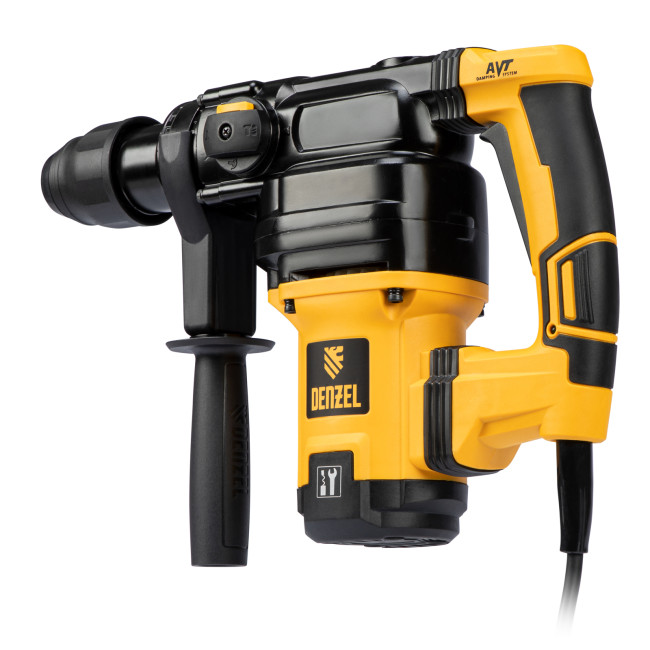 Перфоратор электрический RHV-1050-38-max, SDS-max, 1050 Вт, 10 Дж, 2 плюс 1 режим Denzel в Новосибирске