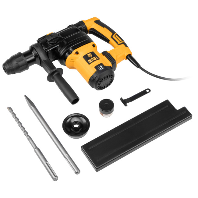 Перфоратор электрический RHV-1050-38-max, SDS-max, 1050 Вт, 10 Дж, 2 плюс 1 режим Denzel в Новосибирске
