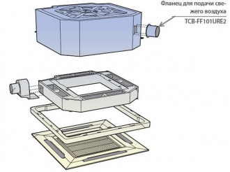 Toshiba Panel should be overed (TCB-FF101URE2) в Новосибирске