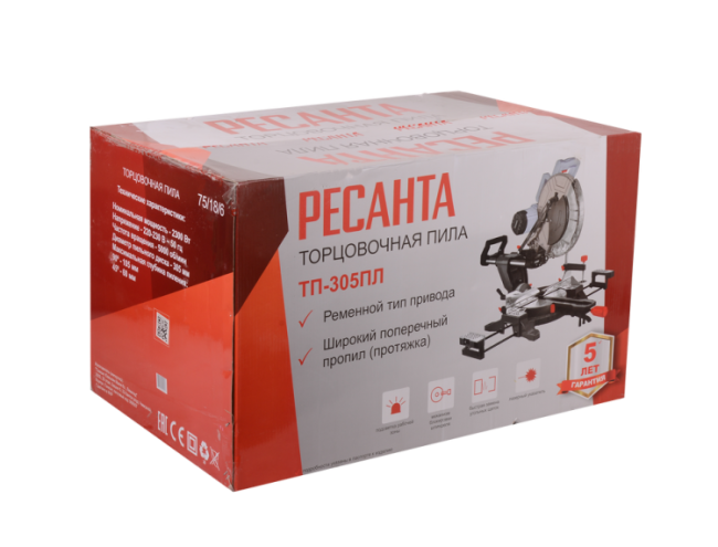 Торцовочная пила ТП-305ПЛ Ресанта в Новосибирске