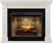 Каминокомплект America - Слоновая кость с патиной с очагом Revillusion RBF30