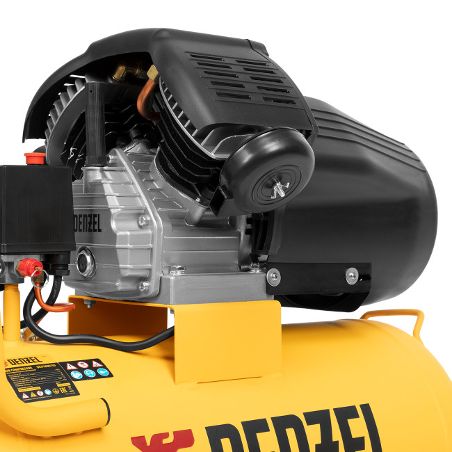 Компрессор воздушный прям. привод DCV1800/50, 1,8 кВт, 50 литров, 320 л/мин Denzel в Новосибирске