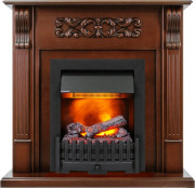 Каминокомплект Venice - Махагон коричневый антик с очагом Danville Black FB2 Каминокомплект Venice - Махагон коричневый антик с очагом Danville Black FB2