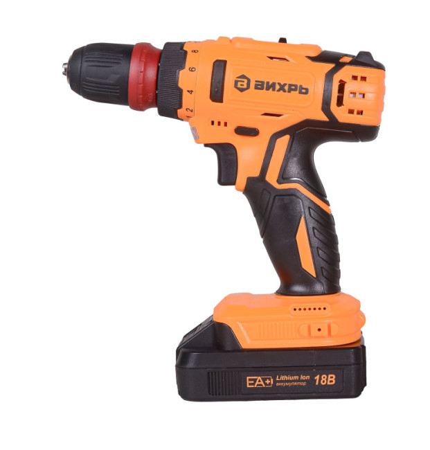 Дрель-шуруповерт аккумуляторная Вихрь ДА-18Л-2КC в Новосибирске