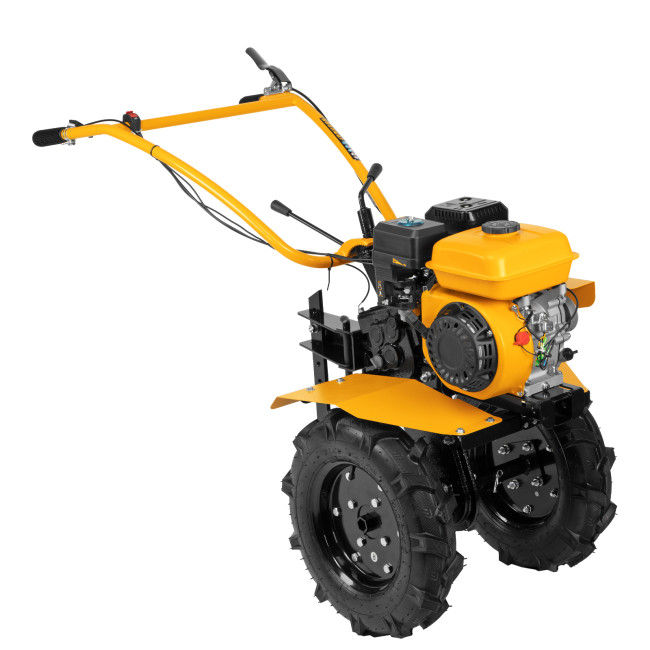Мотоблок DPT-270, 7 л.с, ременное сцепление, ширина 85 см, глубина 35 см, фрез 3 х 4, ШОМ, передачи 2В/1Н Denzel в Новосибирске