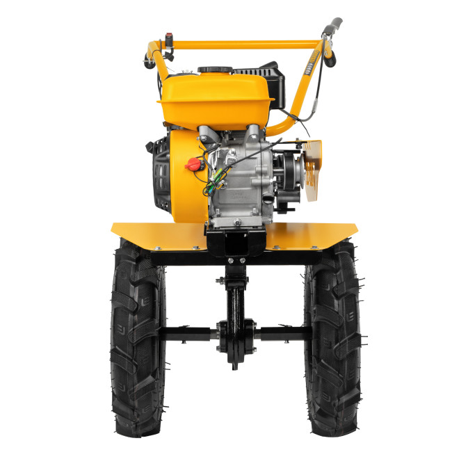 Мотоблок DPT-270, 7 л.с, ременное сцепление, ширина 85 см, глубина 35 см, фрез 3 х 4, ШОМ, передачи 2В/1Н Denzel в Новосибирске