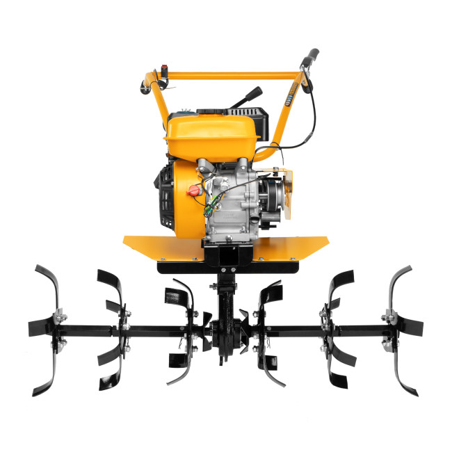 Мотоблок DPT-270, 7 л.с, ременное сцепление, ширина 85 см, глубина 35 см, фрез 3 х 4, ШОМ, передачи 2В/1Н Denzel в Новосибирске