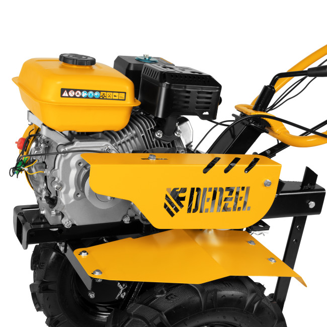 Мотоблок DPT-270, 7 л.с, ременное сцепление, ширина 85 см, глубина 35 см, фрез 3 х 4, ШОМ, передачи 2В/1Н Denzel в Новосибирске