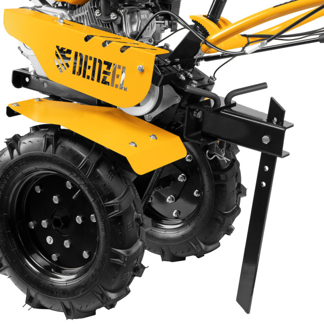 Мотоблок DPT-270, 7 л.с, ременное сцепление, ширина 85 см, глубина 35 см, фрез 3 х 4, ШОМ, передачи 2В/1Н Denzel в Новосибирске