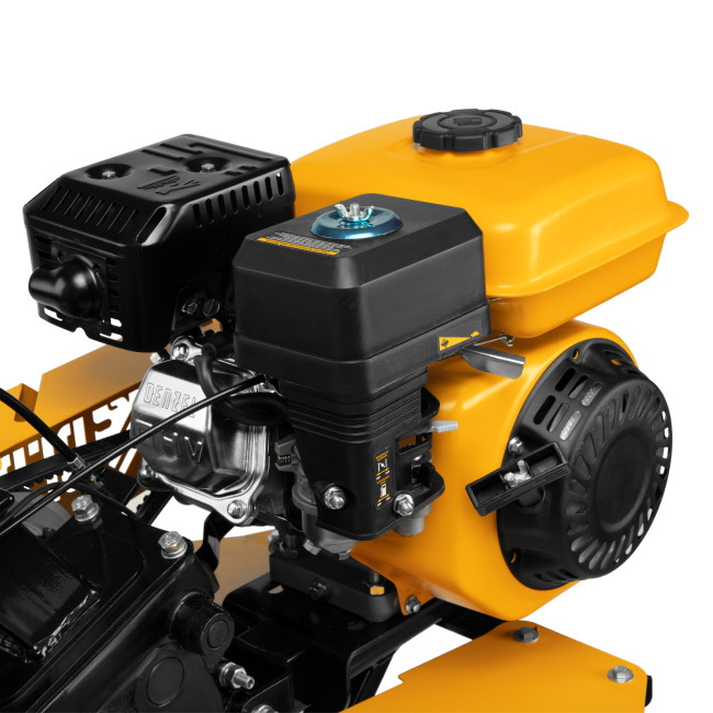 Мотоблок DPT-270, 7 л.с, ременное сцепление, ширина 85 см, глубина 35 см, фрез 3 х 4, ШОМ, передачи 2В/1Н Denzel в Новосибирске