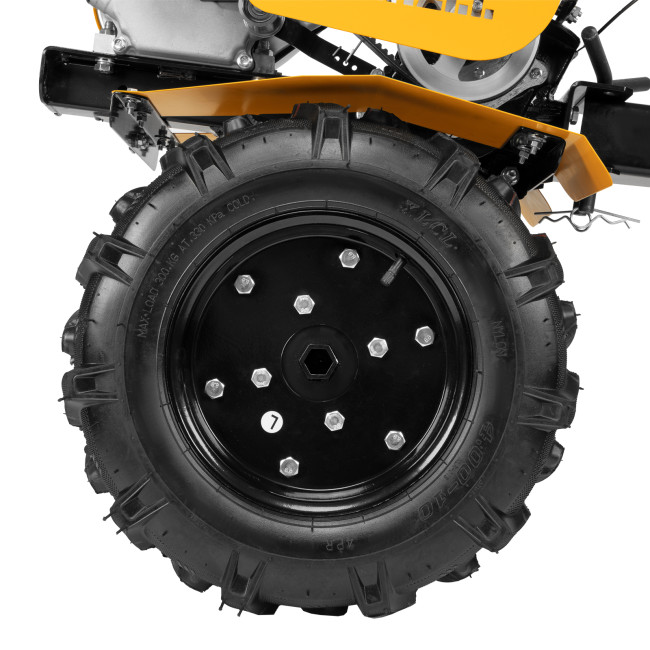 Мотоблок DPT-270, 7 л.с, ременное сцепление, ширина 85 см, глубина 35 см, фрез 3 х 4, ШОМ, передачи 2В/1Н Denzel в Новосибирске