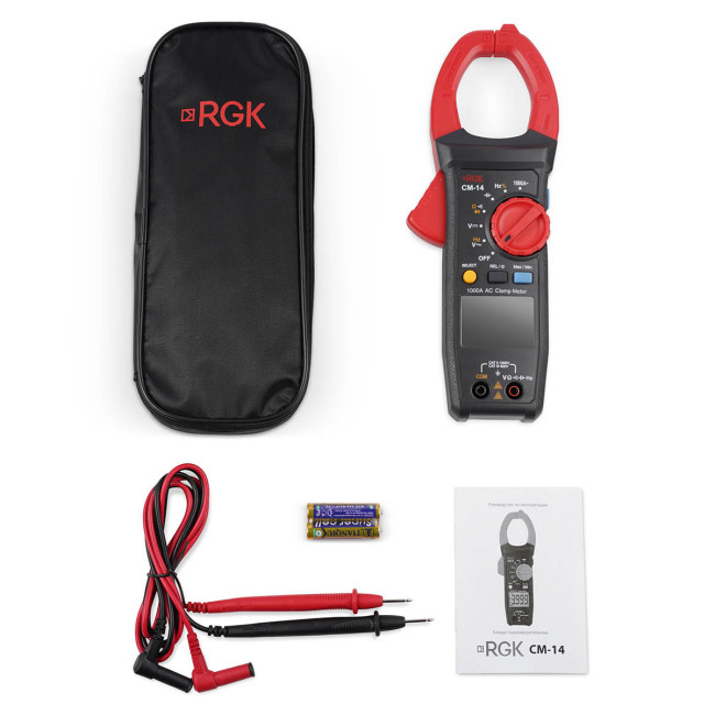 Токоизмерительные клещи RGK CM-14 в Новосибирске