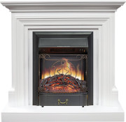 Каминокомплект Bradford - Белый с очагом Majestic FX Black Каминокомплект Bradford - Белый с очагом Majestic FX Black
