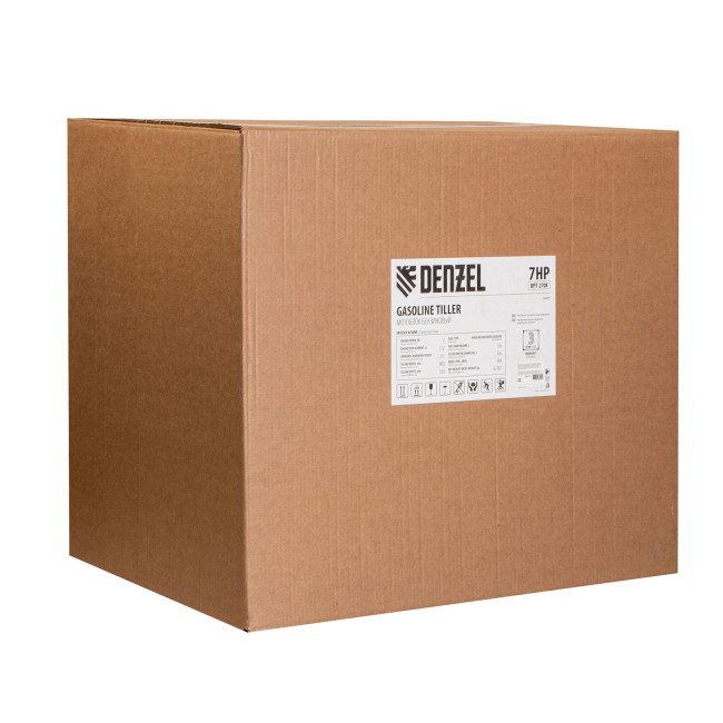 Мотоблок DPT-270X, 7 л.с, дисковое сцепление, ширина 90 см, глубина 35 см, фрез 3 х 4, ВОМ, передачи 2В/1Н Denzel в Новосибирске