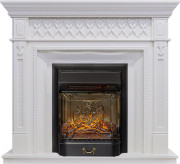Каминокомплект Alexandria - Белый с очагом Majestic FX M Black RC Каминокомплект Alexandria - Белый с очагом Majestic FX M Black RC