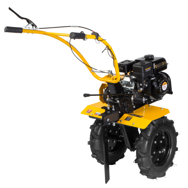 Мотоблок DPT-470, 7 л.с, ременное сцепление, ширина 85 см, глубина 35 см, фрез 3 х 4, ШОМ, передачи 3В/1Н Denzel в Новосибирске
