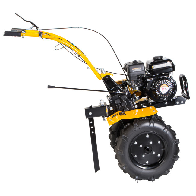 Мотоблок DPT-470, 7 л.с, ременное сцепление, ширина 85 см, глубина 35 см, фрез 3 х 4, ШОМ, передачи 3В/1Н Denzel в Новосибирске