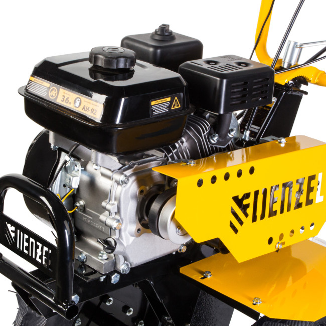 Мотоблок DPT-470, 7 л.с, ременное сцепление, ширина 85 см, глубина 35 см, фрез 3 х 4, ШОМ, передачи 3В/1Н Denzel в Новосибирске