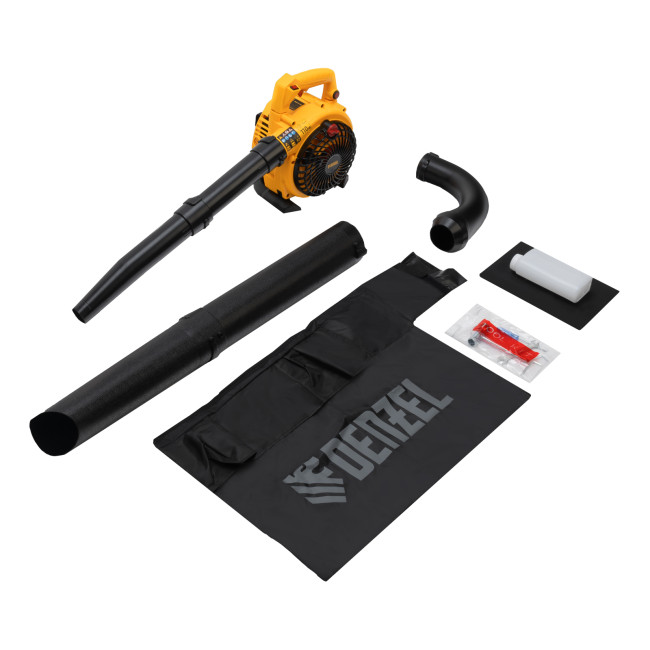 Воздуходувка-пылесос бензиновая GL-260, 26 см3, 1 л.с. Denzel в Новосибирске