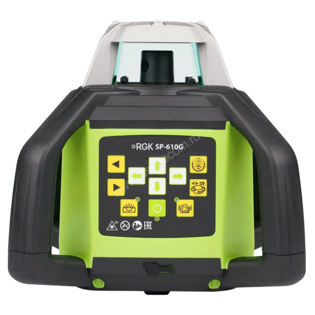 Комплект: ротационный нивелир RGK SP-610G + штатив RGK SH-170 рейка RGK LR-2 в Новосибирске