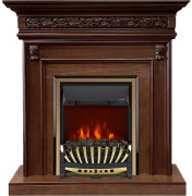 Каминокомплект Valletta - Темный дуб с очагом Aspen Gold Каминокомплект Valletta - Темный дуб с очагом Aspen Gold