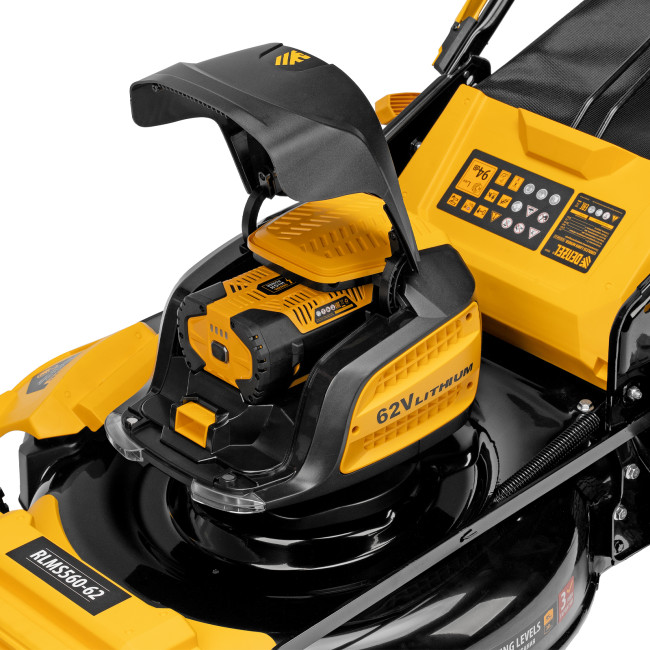 Газонокосилка аккумуляторная бесщет., RLMS560-62, привод, 560 мм, Li-ion, 62В Denzel в Новосибирске