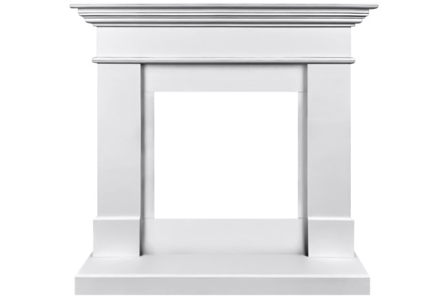 Каминокомплект California CRM (Разборный) - Белый с очагом Vision 23 EF LED FX в Новосибирске Каминокомплект California CRM (Разборный) - Белый с очагом Vision 23 EF LED FX в Новосибирске