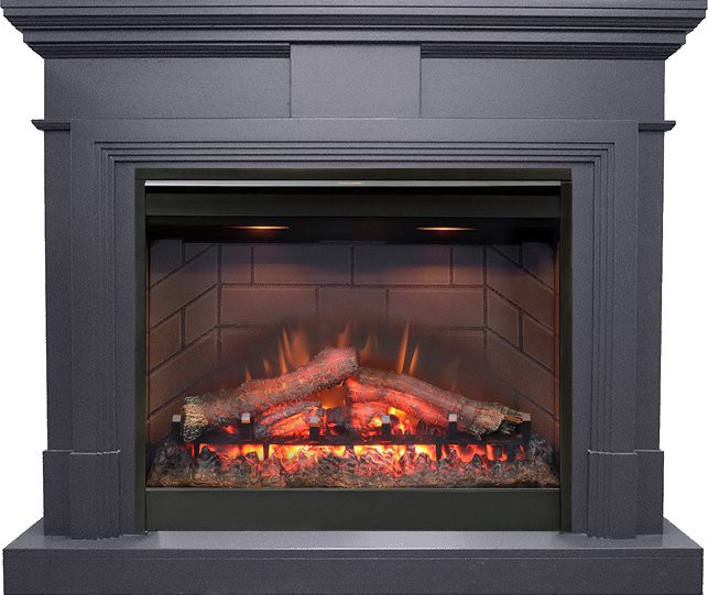 Каминокомплект Coventry Graphite Grey - Серый графит с очагом Symphony 26'' DF2608-INT в Новосибирске