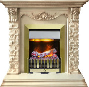 Каминокомплект Adriana - Cлоновая кость с очагом Danville Antique Brass FB2 Каминокомплект Adriana - Cлоновая кость с очагом Danville Antique Brass FB2