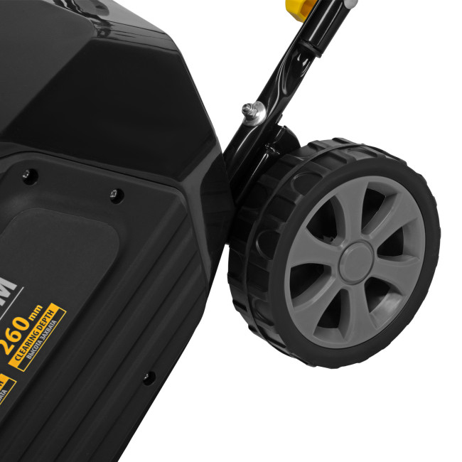 Электрическая снегоуборочная машина ESB-460-M, 1.8 кВт, металлический шнек, LED фара Denzel в Новосибирске