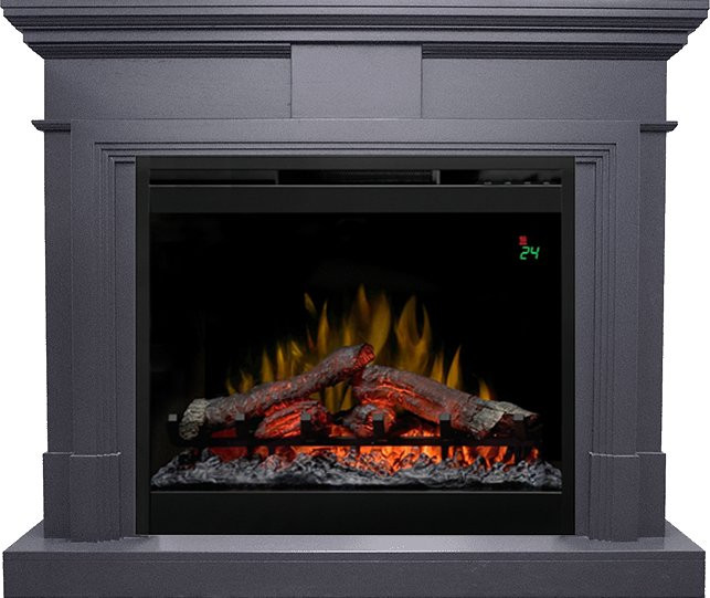 Каминокомплект Coventry Graphite Grey - Серый графит с очагом Symphony 26'' DF2624L-INT в Новосибирске
