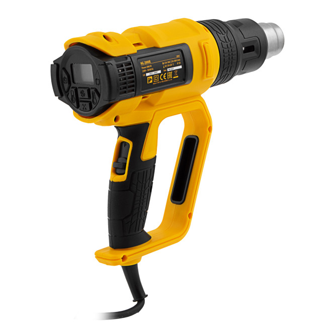 Фен технический HG-2000E, 2000 Вт, 2 режима, LCD дисплей Denzel в Новосибирске