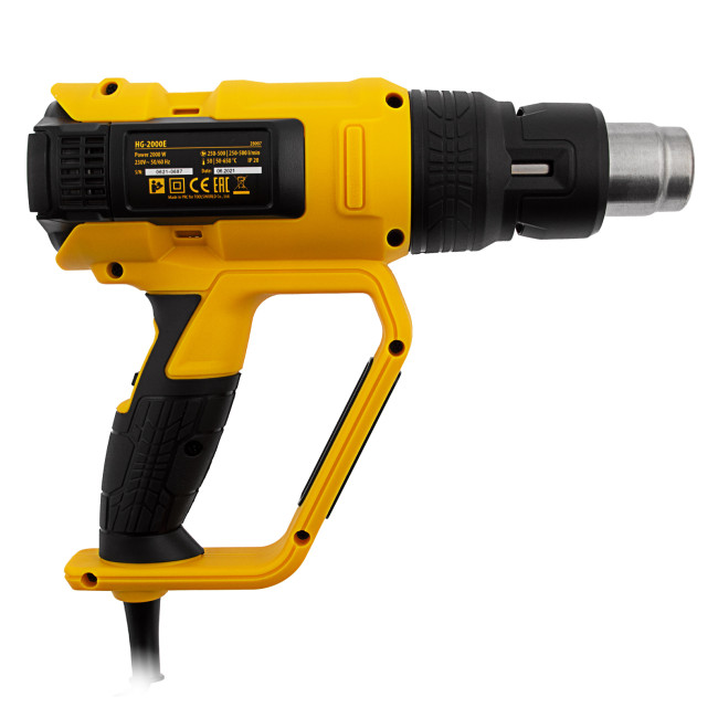 Фен технический HG-2000E, 2000 Вт, 2 режима, LCD дисплей Denzel в Новосибирске