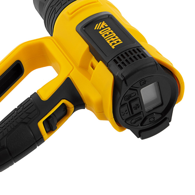 Фен технический HG-2000E, 2000 Вт, 2 режима, LCD дисплей Denzel в Новосибирске