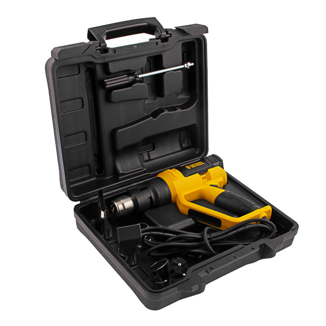 Фен технический HG-2000E, 2000 Вт, 2 режима, LCD дисплей Denzel в Новосибирске