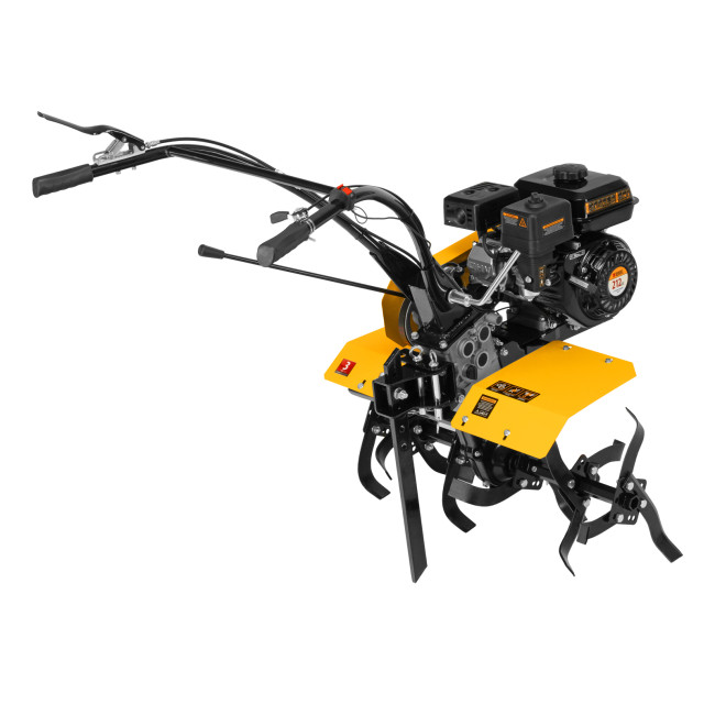 Мотоблок DPT-170, 7 л.с., ремен.сцеп, шир 85 см, глуб 35 см,фрез 3х3,ШОМ,скор 2В/1Н,кол 8" Denzel в Новосибирске