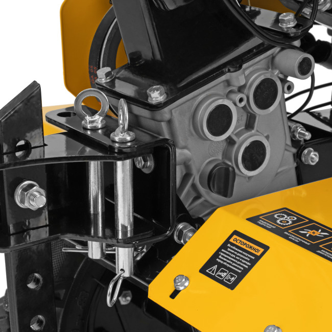 Мотоблок DPT-170, 7 л.с., ремен.сцеп, шир 85 см, глуб 35 см,фрез 3х3,ШОМ,скор 2В/1Н,кол 8" Denzel в Новосибирске