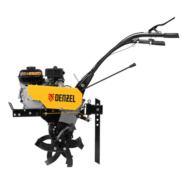 Мотоблок DPT-170, 7 л.с., ремен.сцеп, шир 85 см, глуб 35 см,фрез 3х3,ШОМ,скор 2В/1Н,кол 8" Denzel в Новосибирске