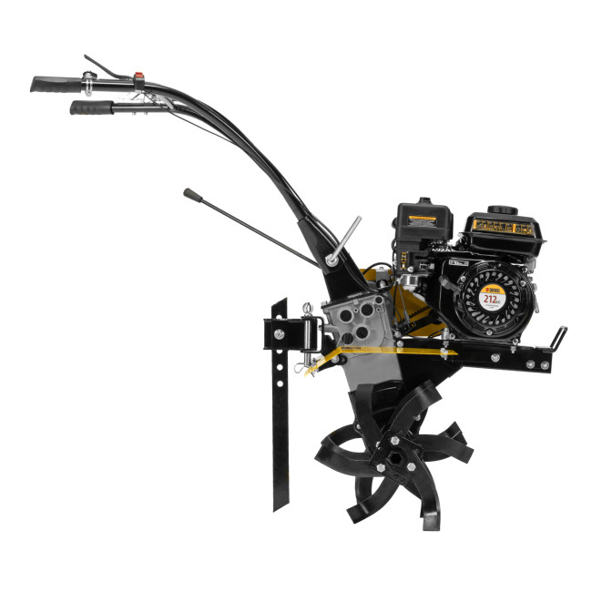 Мотоблок DPT-170, 7 л.с., ремен.сцеп, шир 85 см, глуб 35 см,фрез 3х3,ШОМ,скор 2В/1Н,кол 8" Denzel в Новосибирске