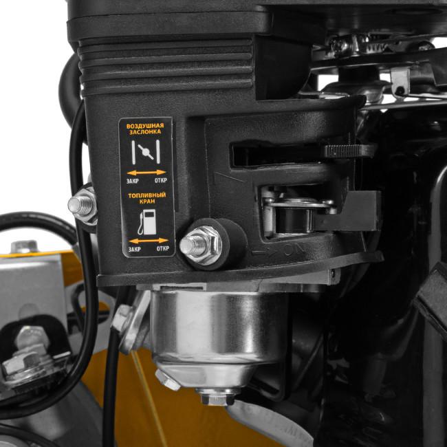 Мотоблок DPT-170, 7 л.с., ремен.сцеп, шир 85 см, глуб 35 см,фрез 3х3,ШОМ,скор 2В/1Н,кол 8" Denzel в Новосибирске