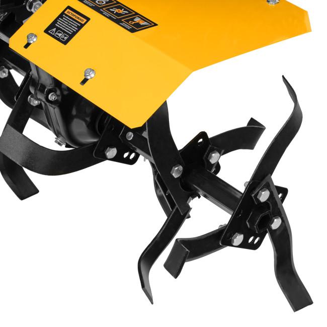 Мотоблок DPT-170, 7 л.с., ремен.сцеп, шир 85 см, глуб 35 см,фрез 3х3,ШОМ,скор 2В/1Н,кол 8" Denzel в Новосибирске