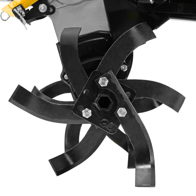 Мотоблок DPT-170, 7 л.с., ремен.сцеп, шир 85 см, глуб 35 см,фрез 3х3,ШОМ,скор 2В/1Н,кол 8" Denzel в Новосибирске