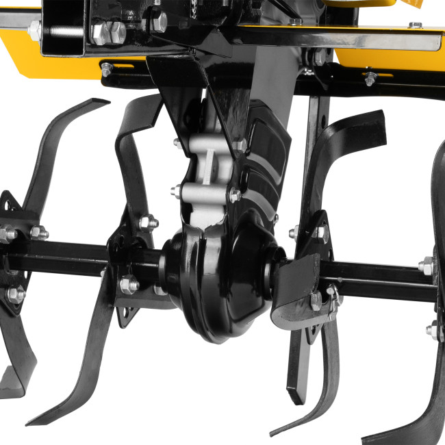 Мотоблок DPT-170, 7 л.с., ремен.сцеп, шир 85 см, глуб 35 см,фрез 3х3,ШОМ,скор 2В/1Н,кол 8" Denzel в Новосибирске